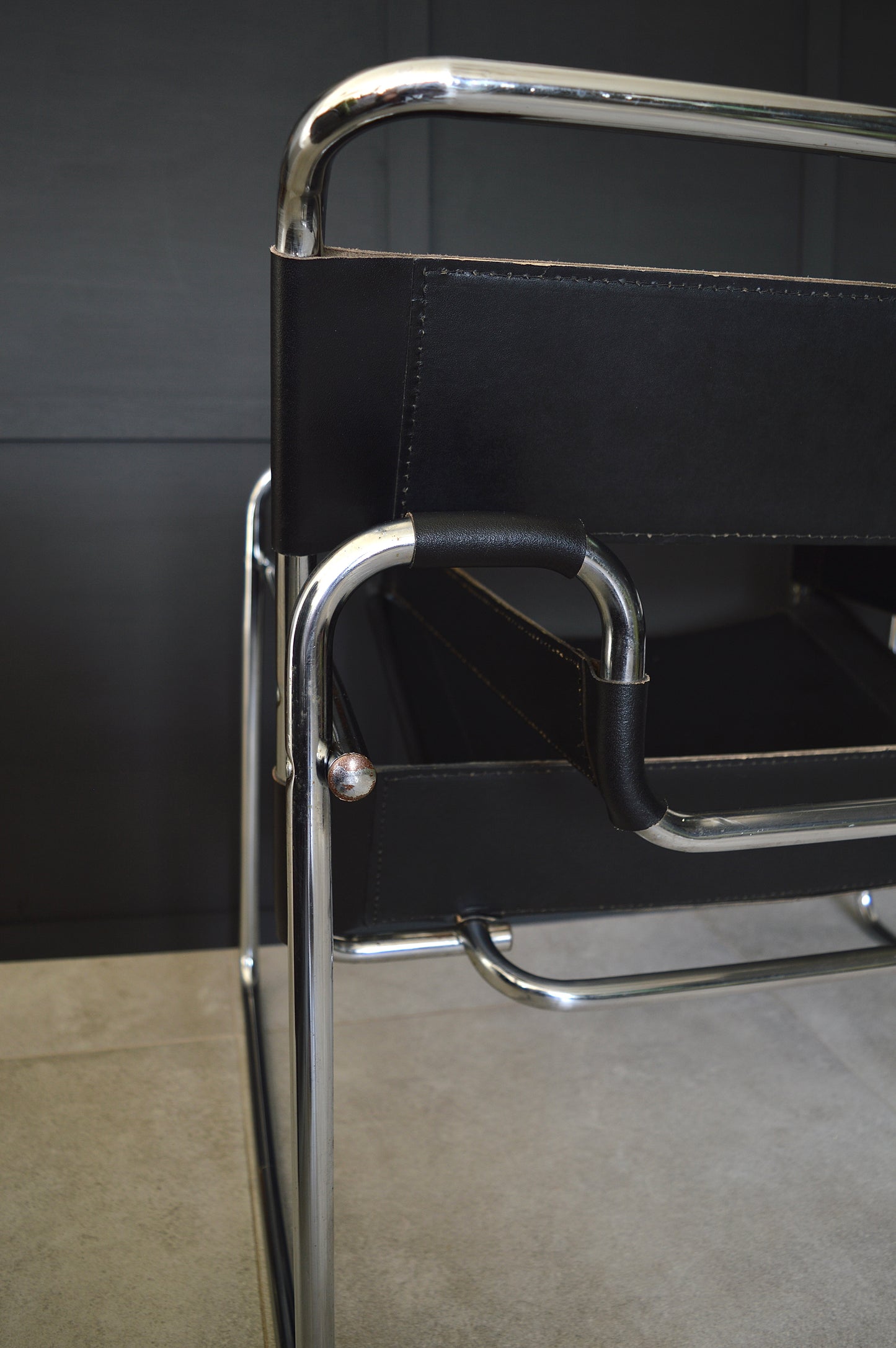 Vintage leather Wassily B3 chair