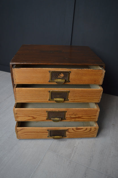 20th century post office stationary drawers