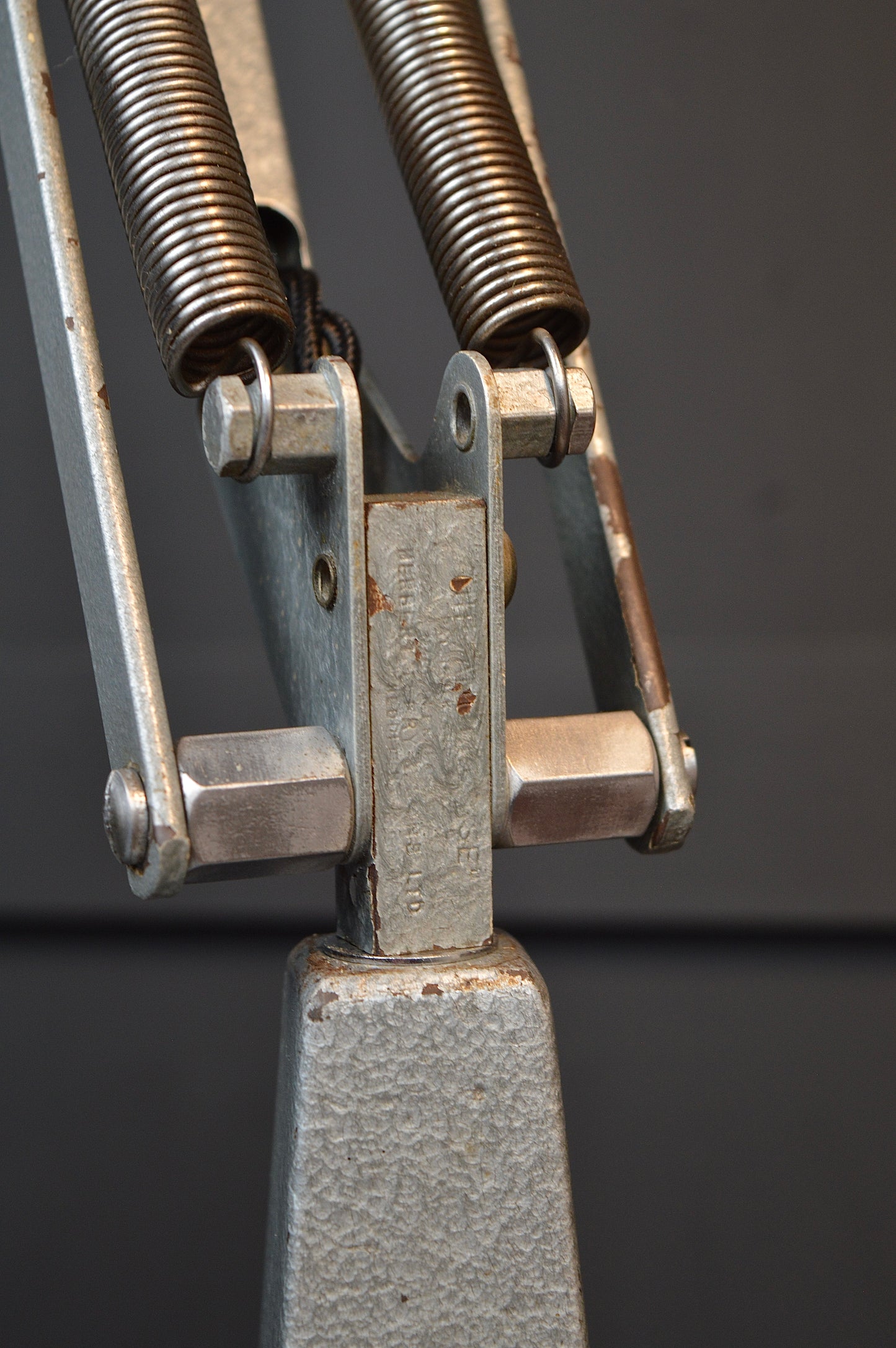Rare 1930s Herbert Terry model 1208 anglepoise lamp