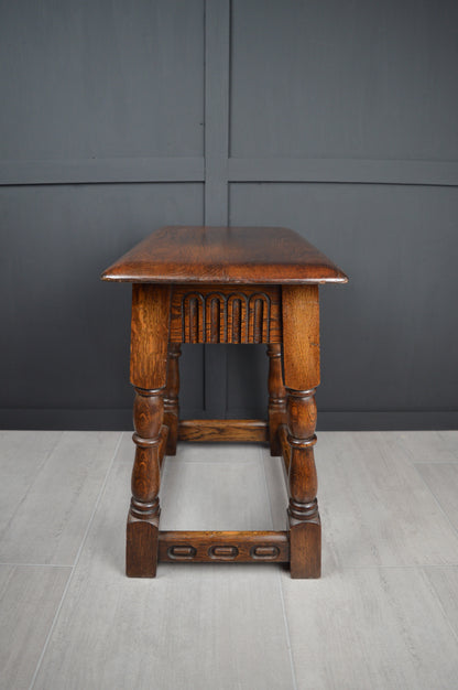 Early 20th century oak stool