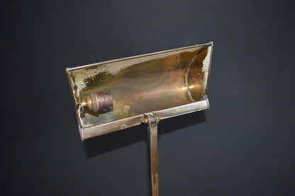 1920s GEC Copper bankers lamp