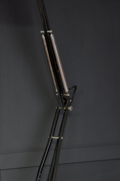 Black Herbert Terry model 1209 anglepoise lamp (Circa 1930s)