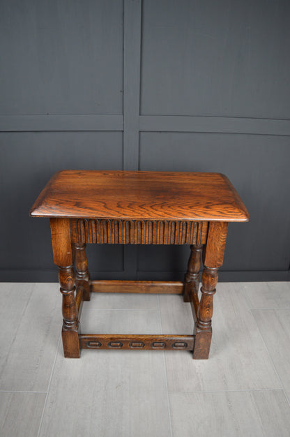 Early 20th century oak stool