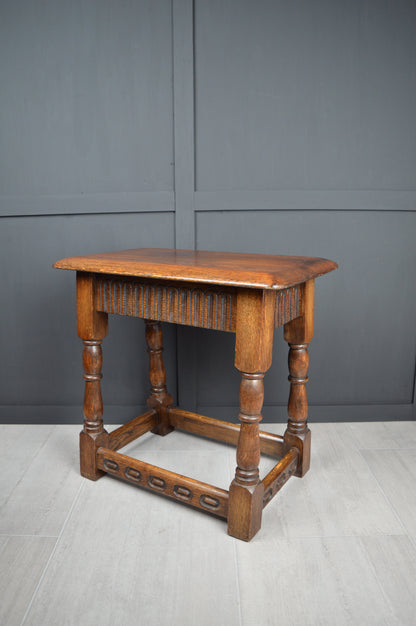 Early 20th century oak stool