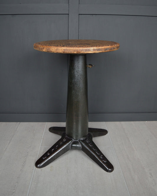 Bellow industrial cast iron stool