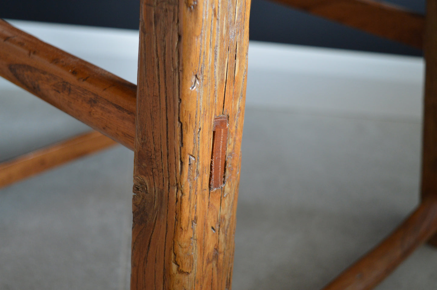 19th century oak stool