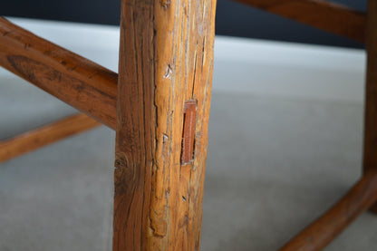 19th century oak stool