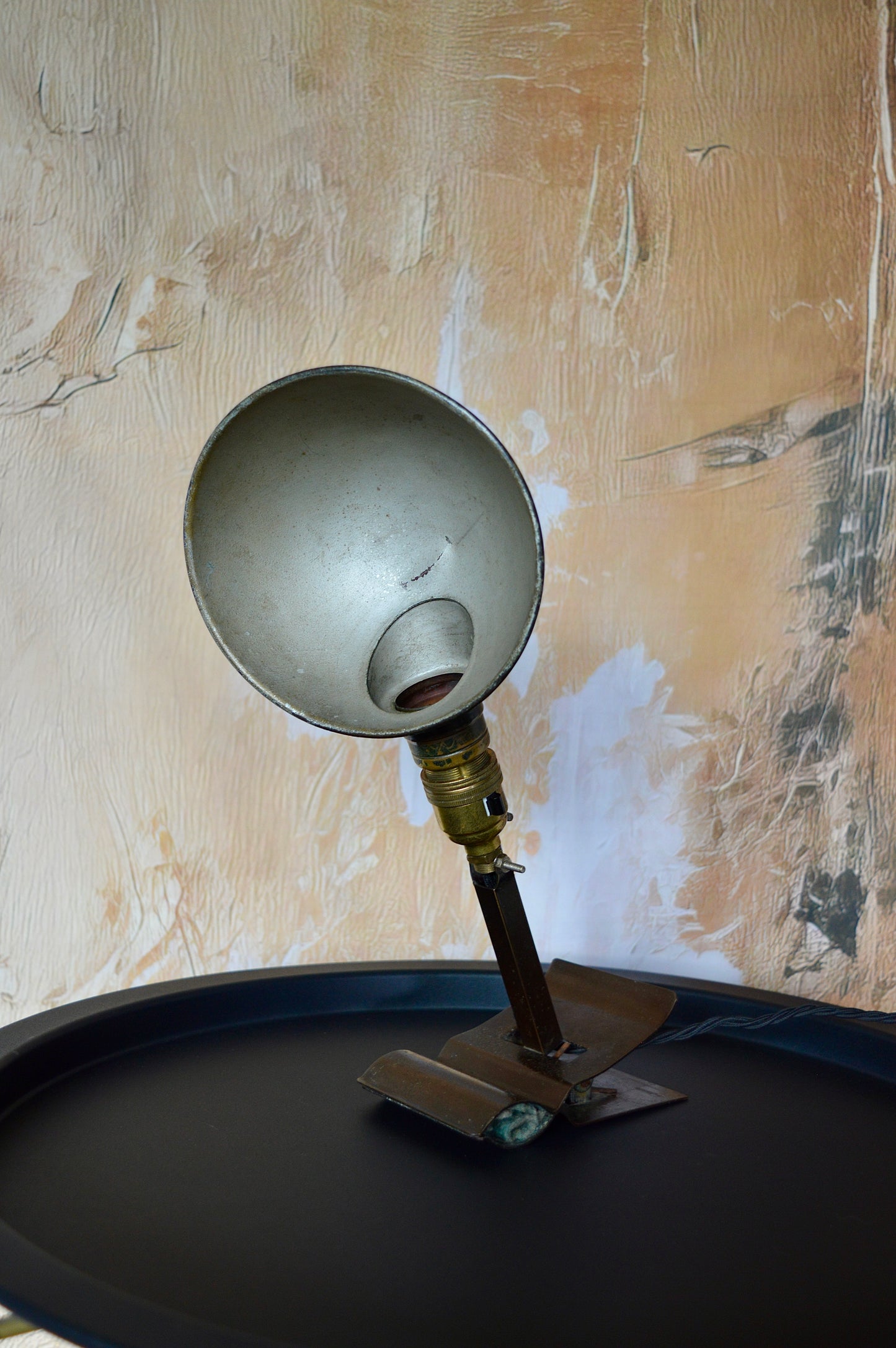1920s 'Adjusto-Lite' clip on lamp by Farberware