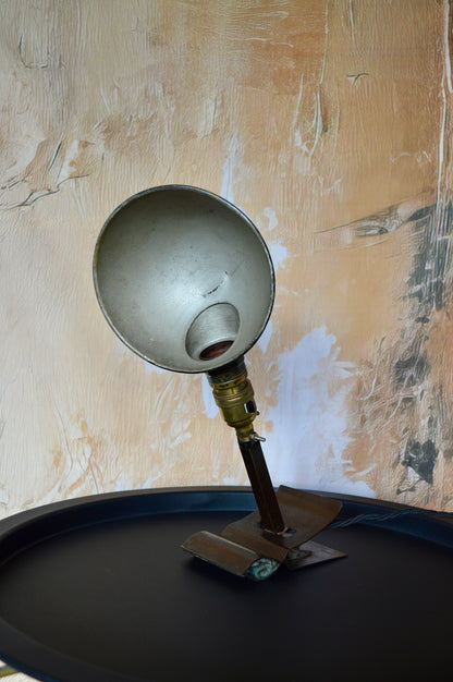 1920s 'Adjusto-Lite' clip on lamp by Farberware