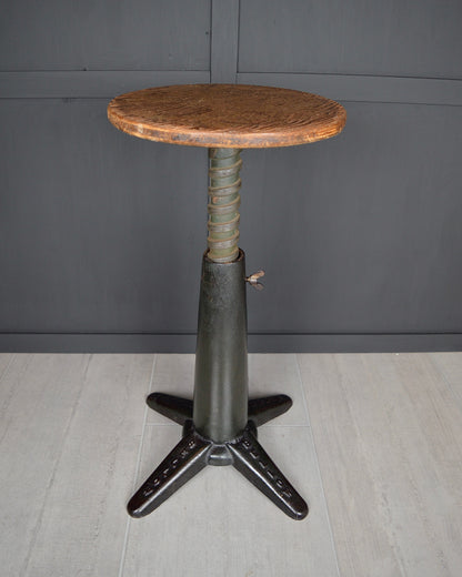 Bellow industrial cast iron stool