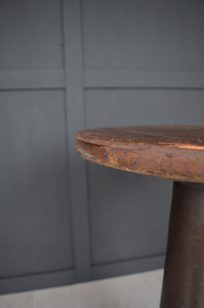 1920s singer cast iron industrial stool