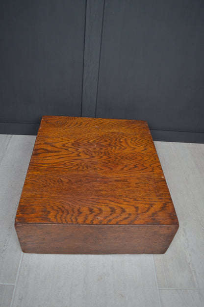 Wooden index card drawers