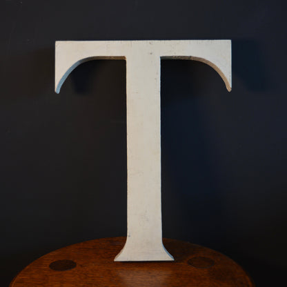 Vintage Wooden letter ‘T’