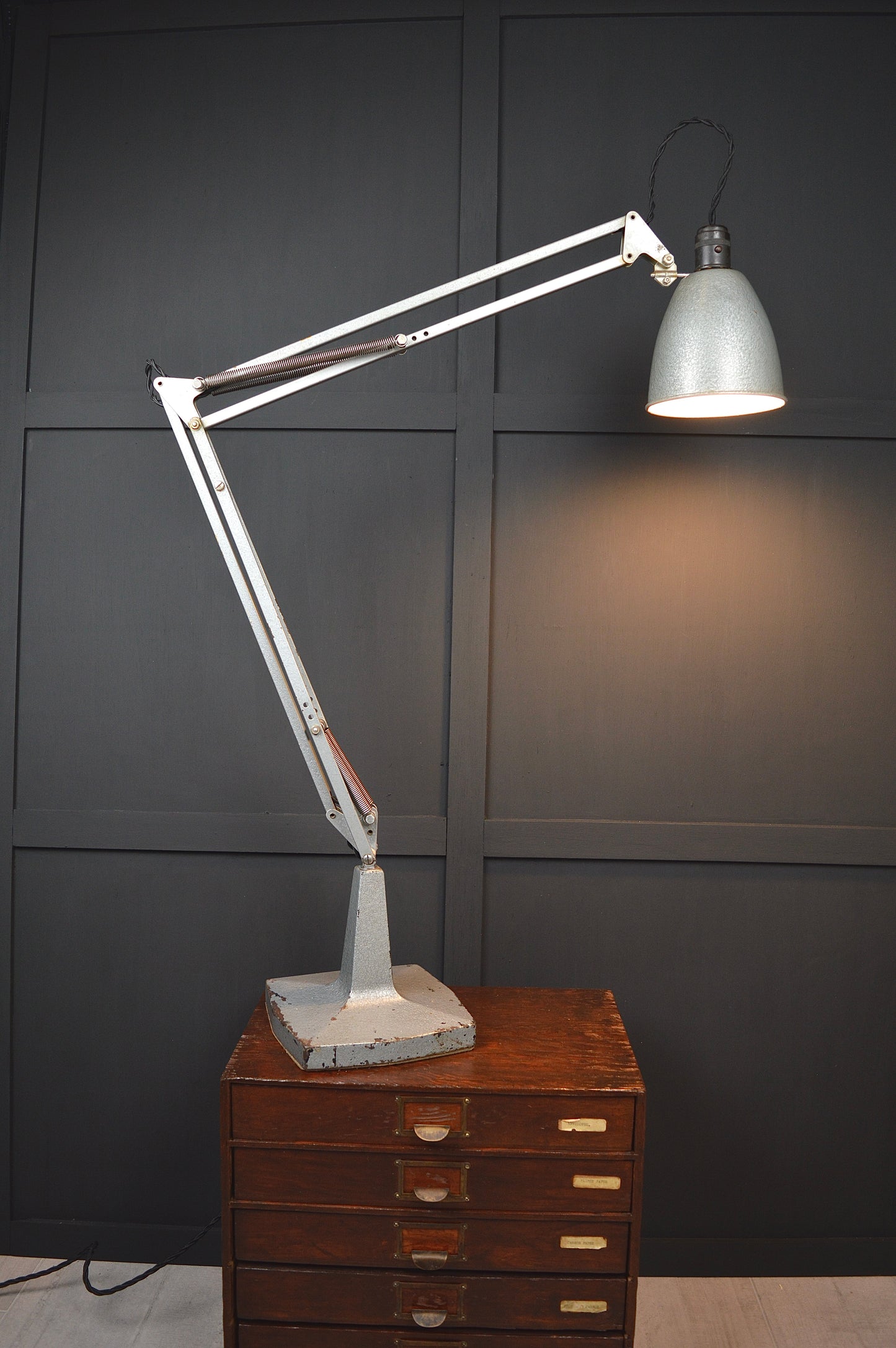 Rare 1930s Herbert Terry model 1208 anglepoise lamp