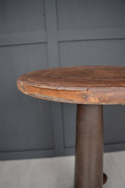 1920s singer cast iron industrial stool