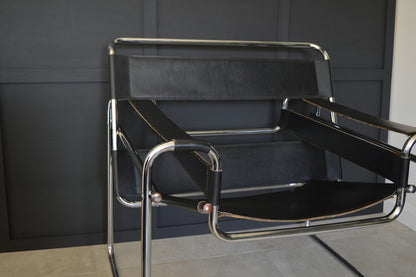 Vintage leather Wassily B3 chair