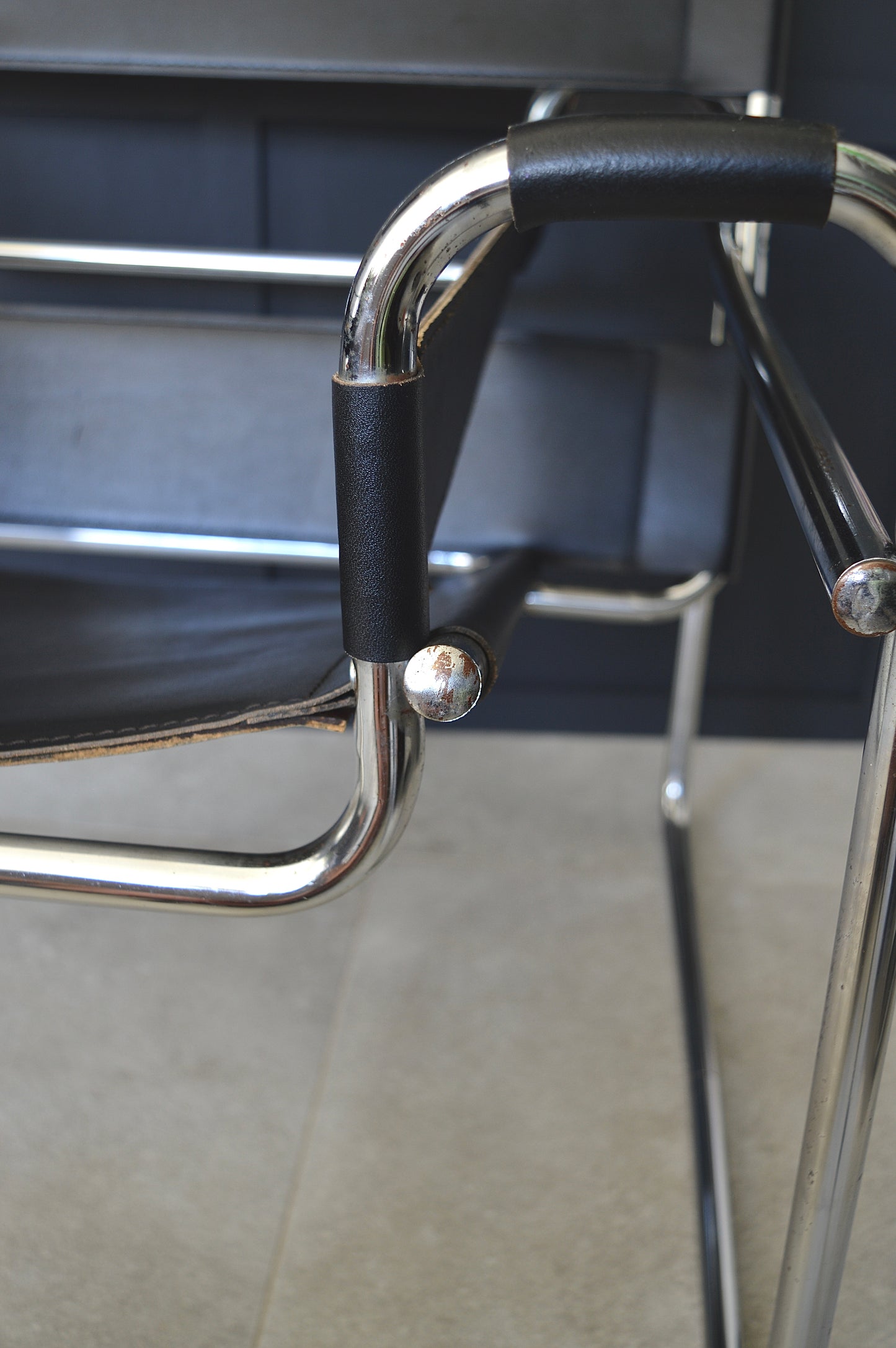 Vintage leather Wassily B3 chair