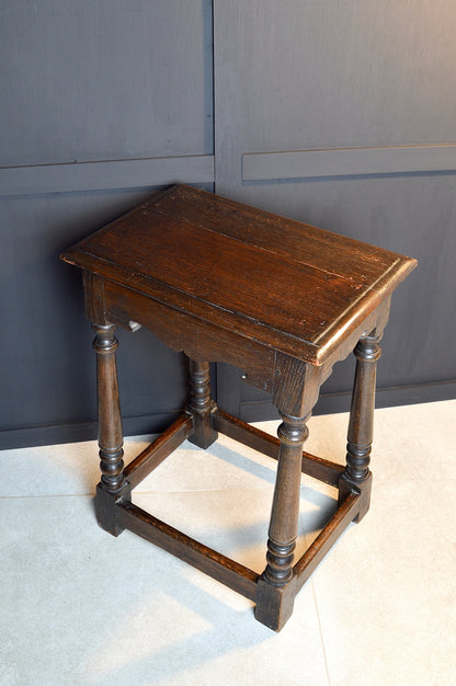 Early 20th century oak stool