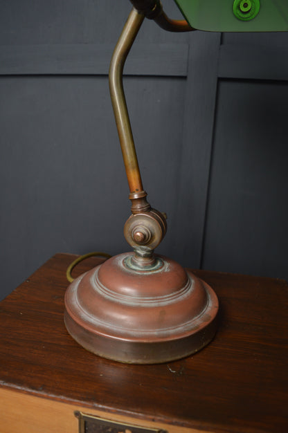 Early 20th century bankers desk Lamp