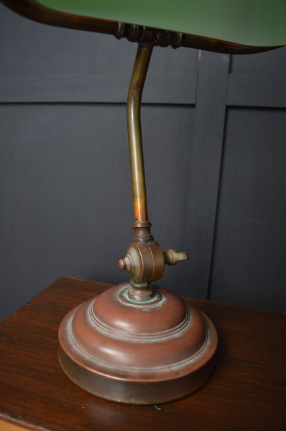 Early 20th century bankers desk Lamp
