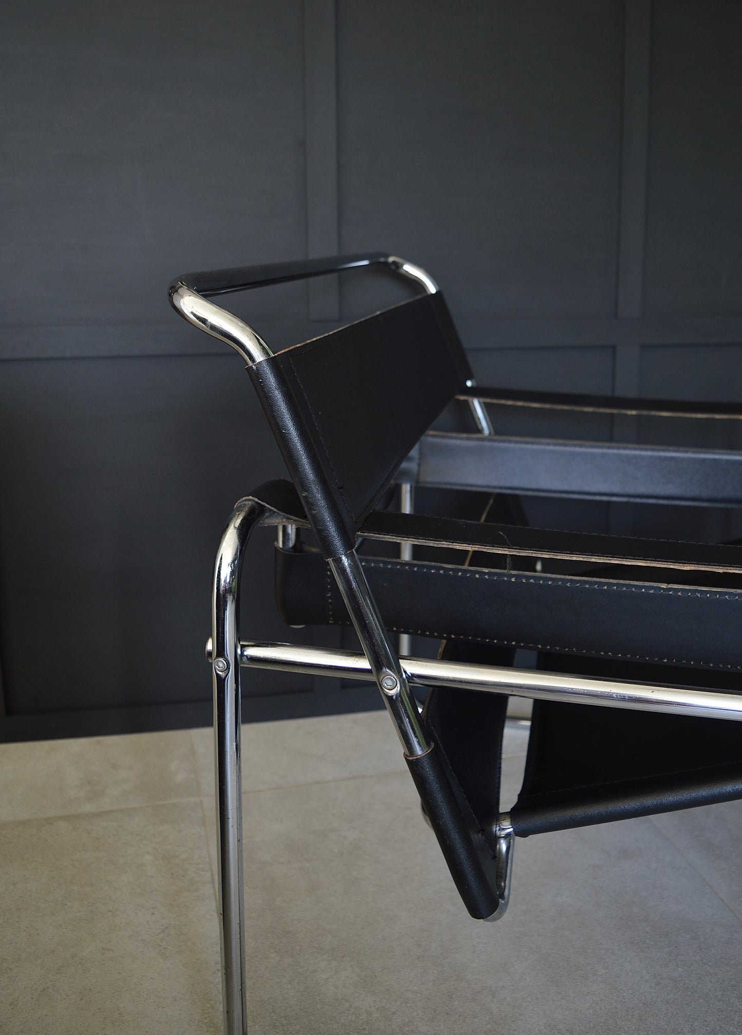 Vintage leather Wassily B3 chair