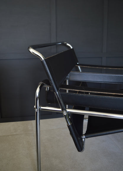 Vintage leather Wassily B3 chair