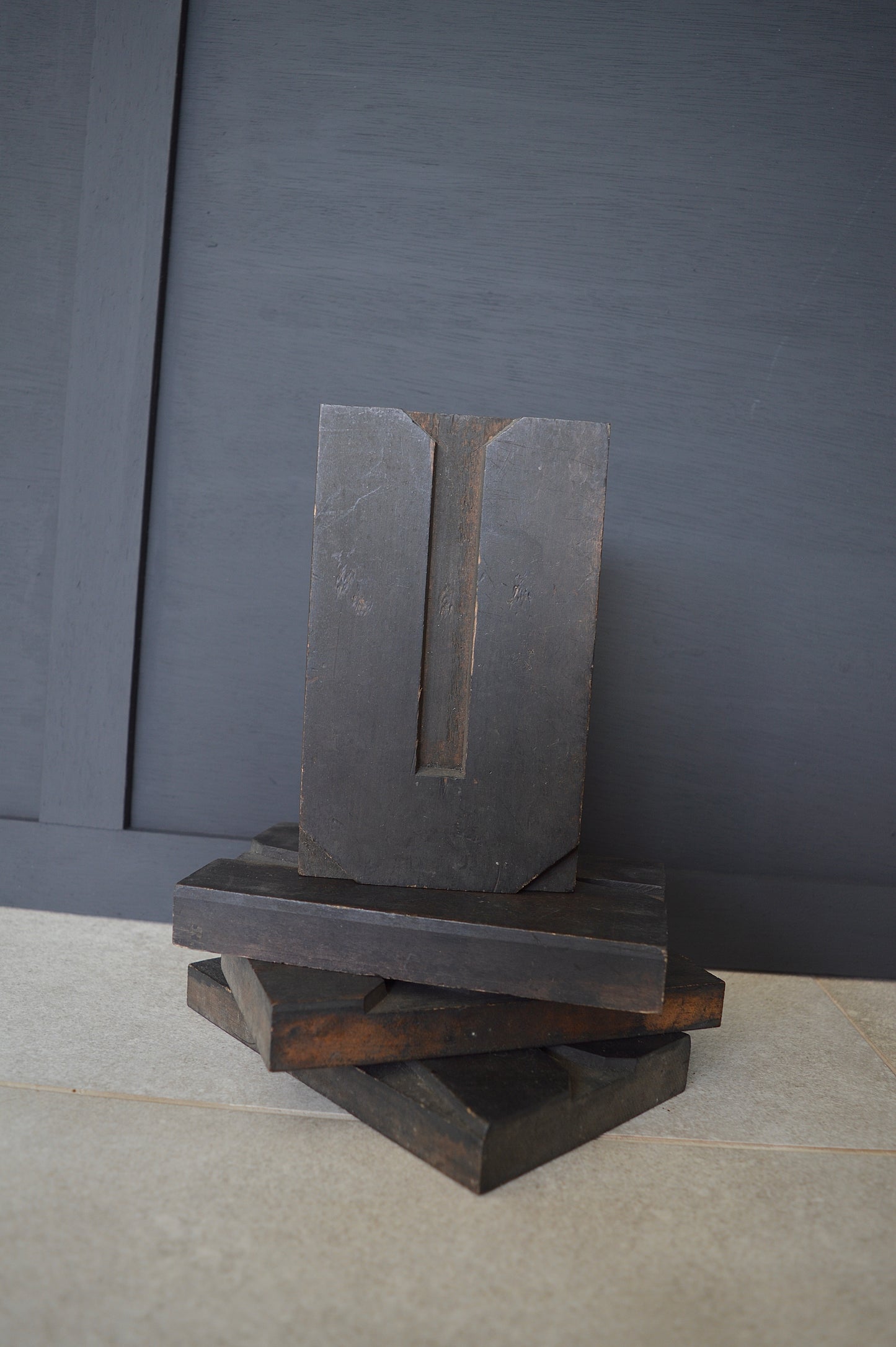 1920s Wooden letter press printing letters