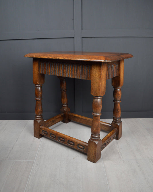 Early 20th century oak stool