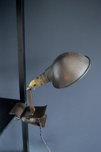 1920s 'Adjusto-Lite' clip on lamp by Farberware