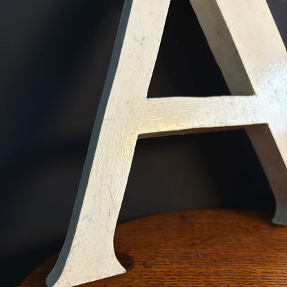 Vintage wooden letter ‘A’
