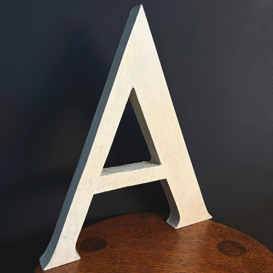 Vintage wooden letter ‘A’