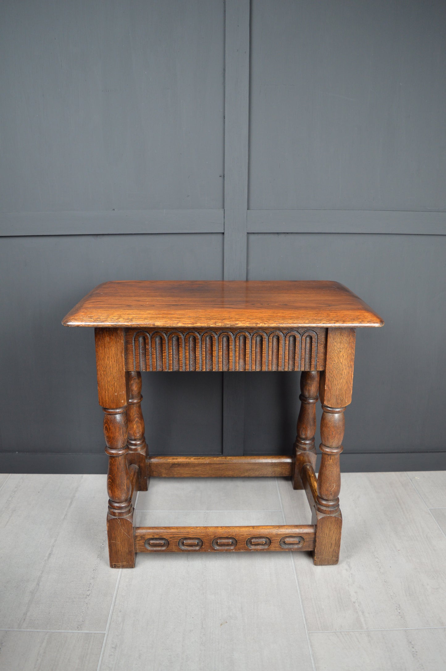 Early 20th century oak stool