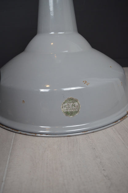 Vintage XL Benjamin industrial enamel lights