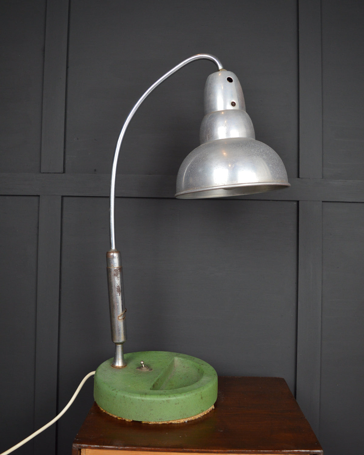 Vintage 1950s green base multilight - front