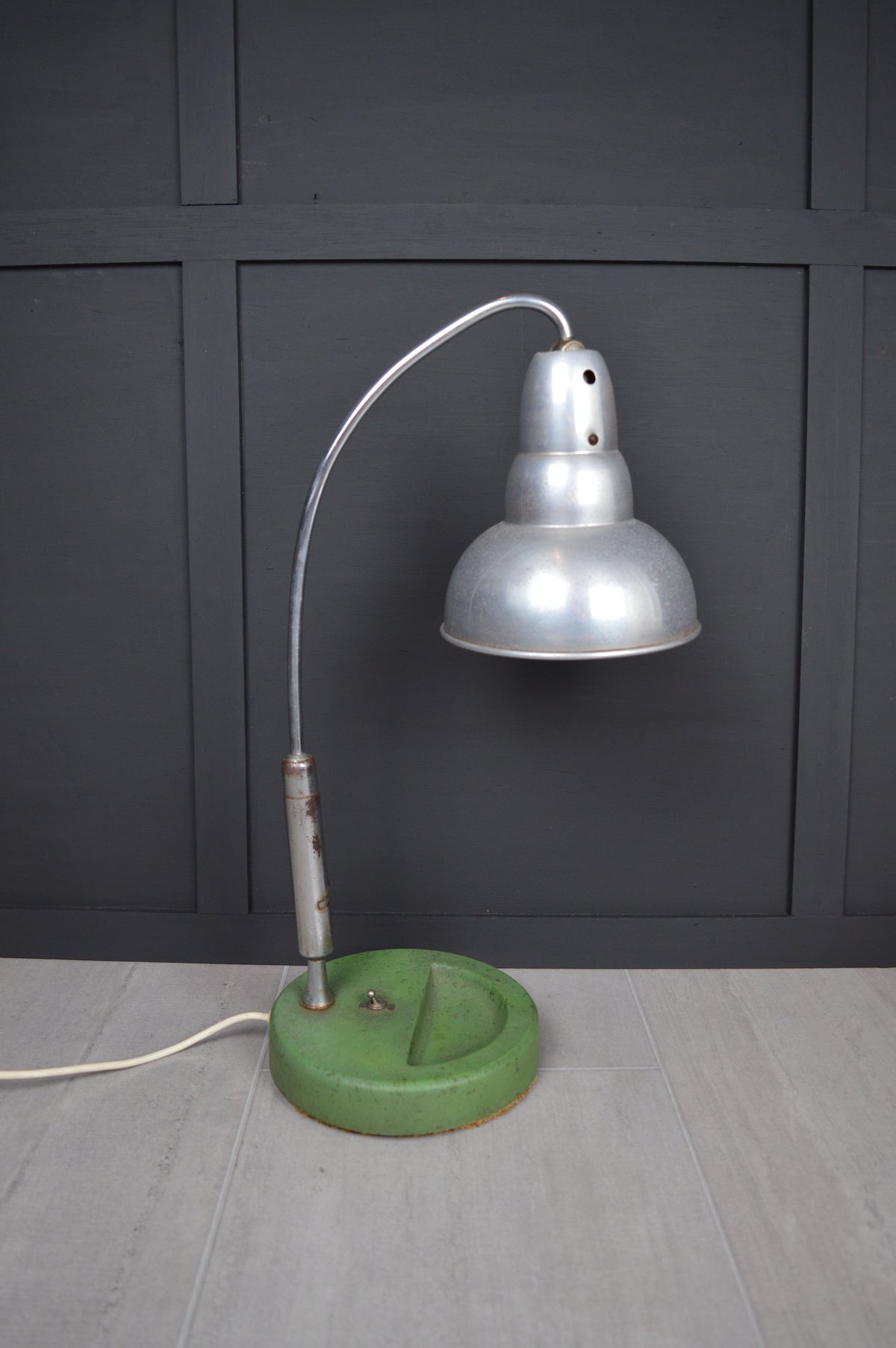 Green base 'Multilight' desk Lamp