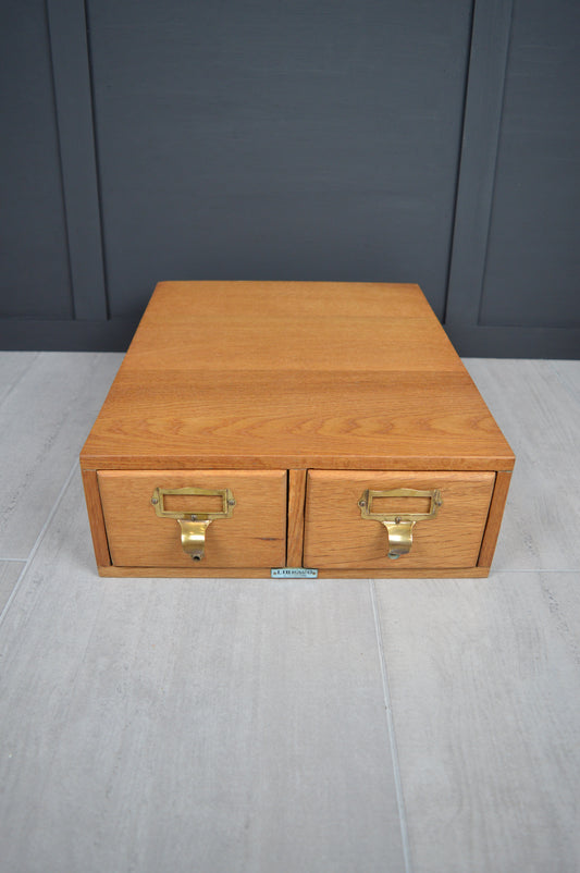 1930s Library index drawers by Libraco London