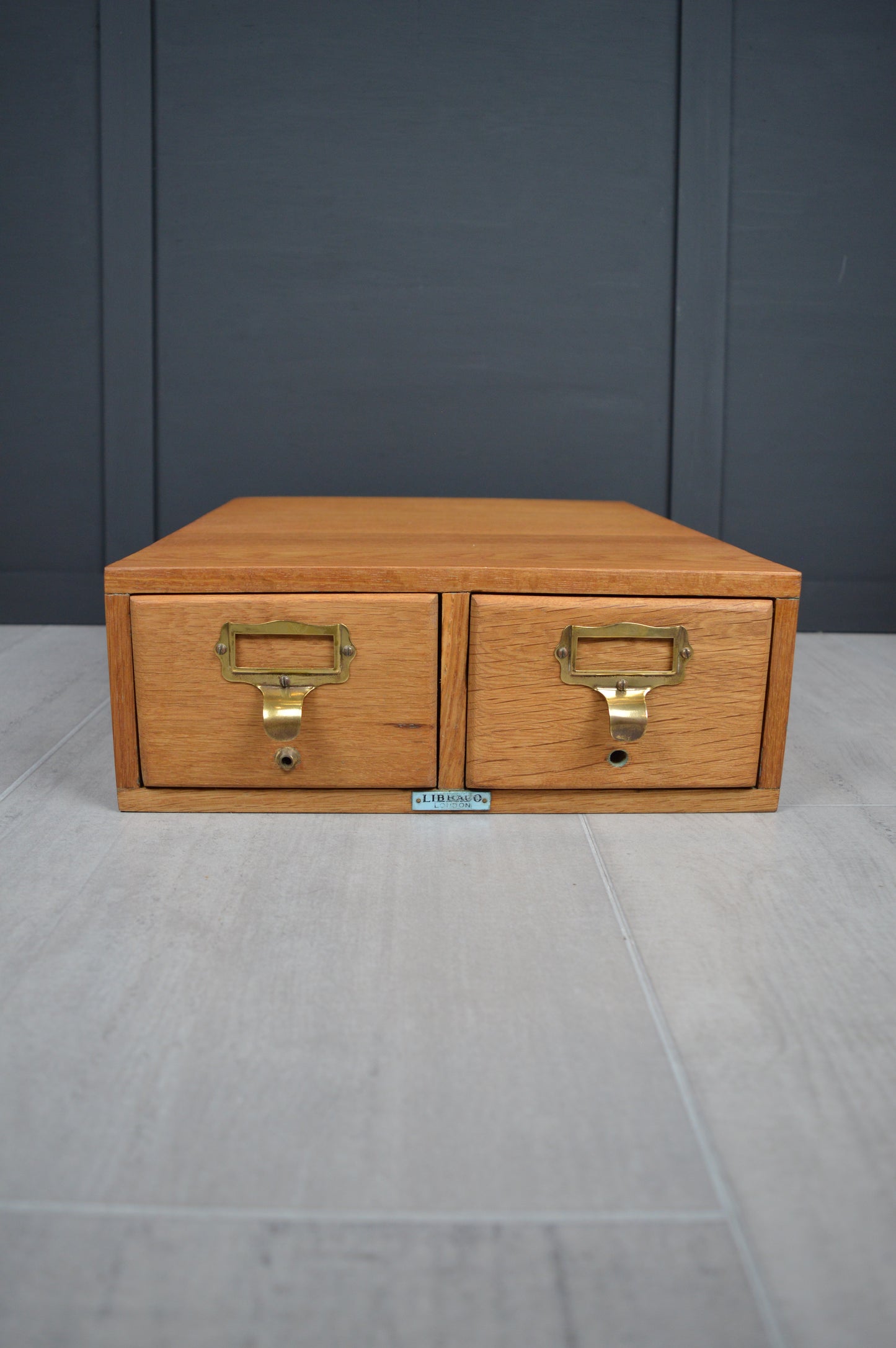 1930s Library index drawers by Libraco London
