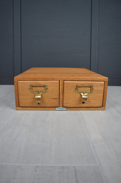 1930s Library index drawers by Libraco London