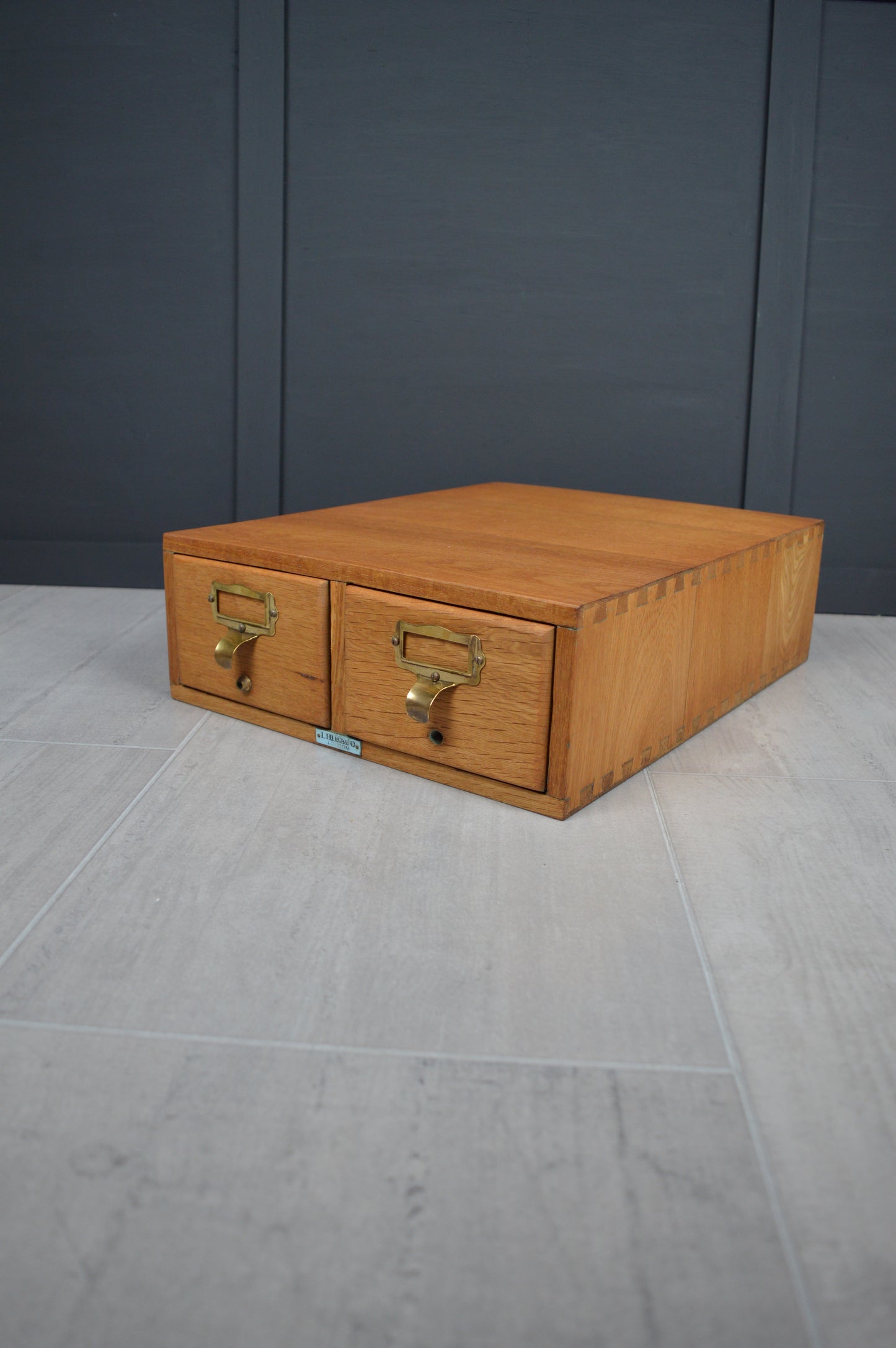 1930s Library index drawers by Libraco London