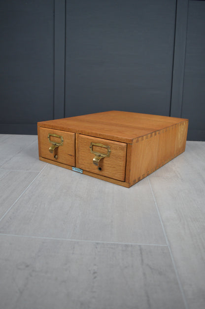 1930s Library index drawers by Libraco London