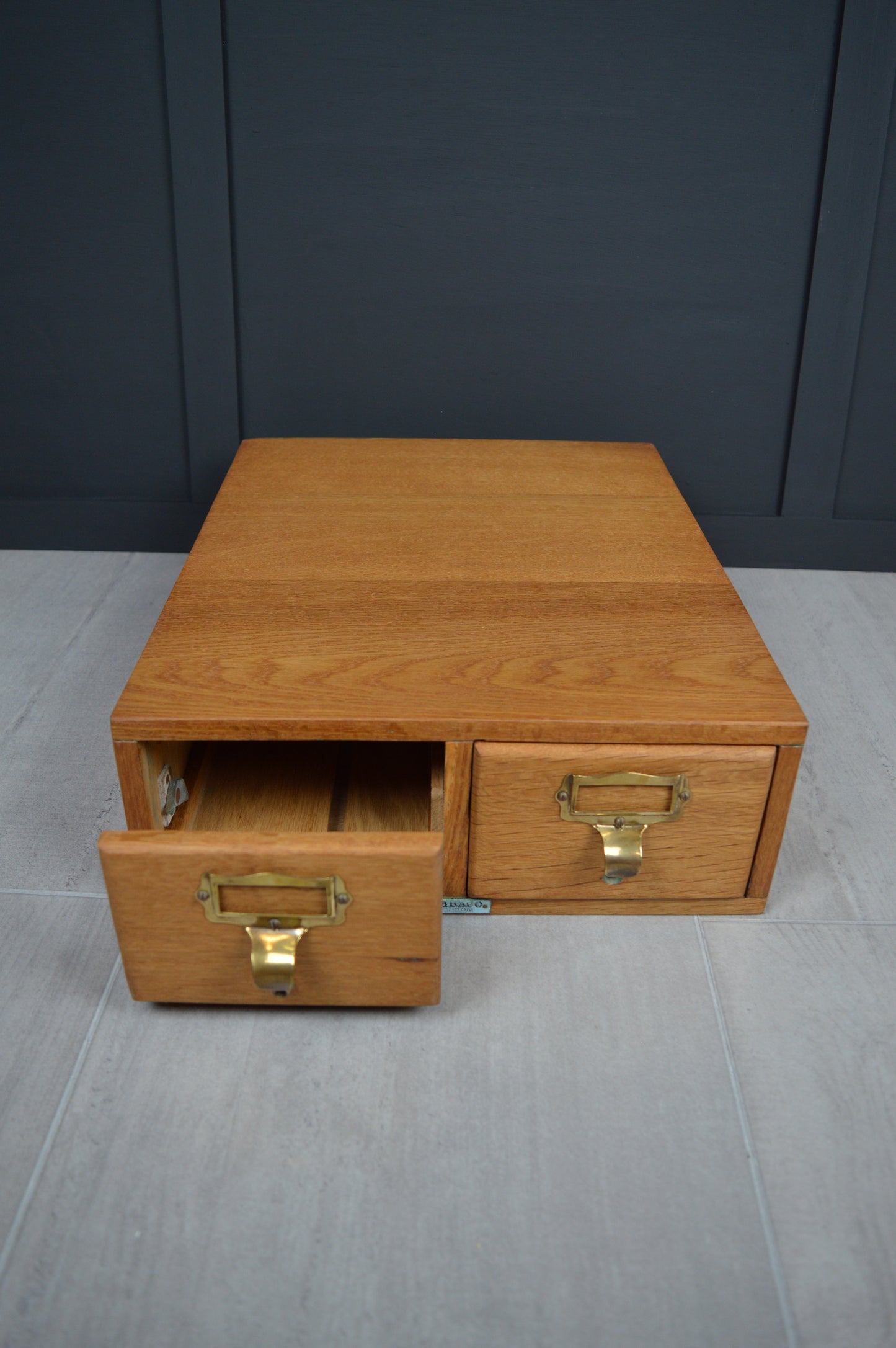1930s Library index drawers by Libraco London