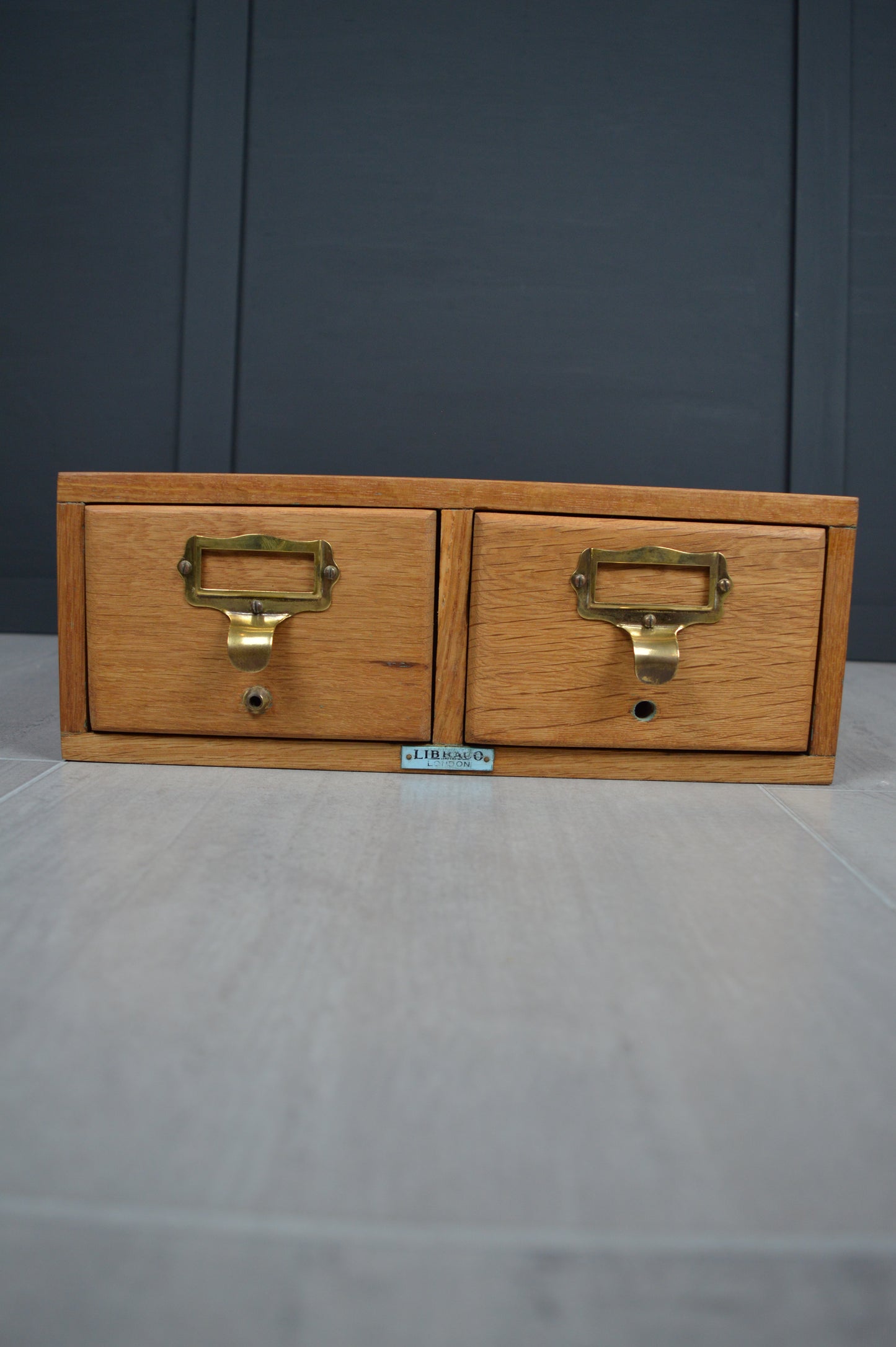 1930s Library index drawers by Libraco London