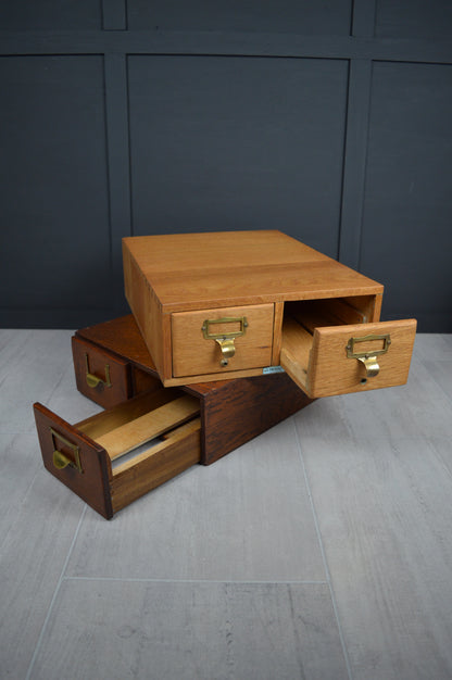 1930s Library index drawers by Libraco London