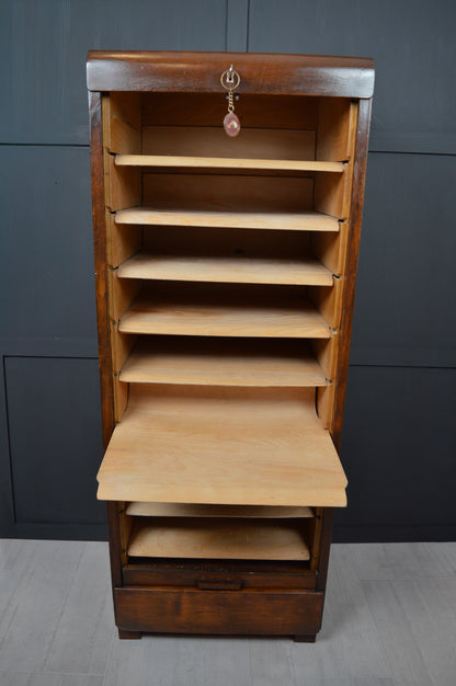 Mahogany Tambour front cabinet