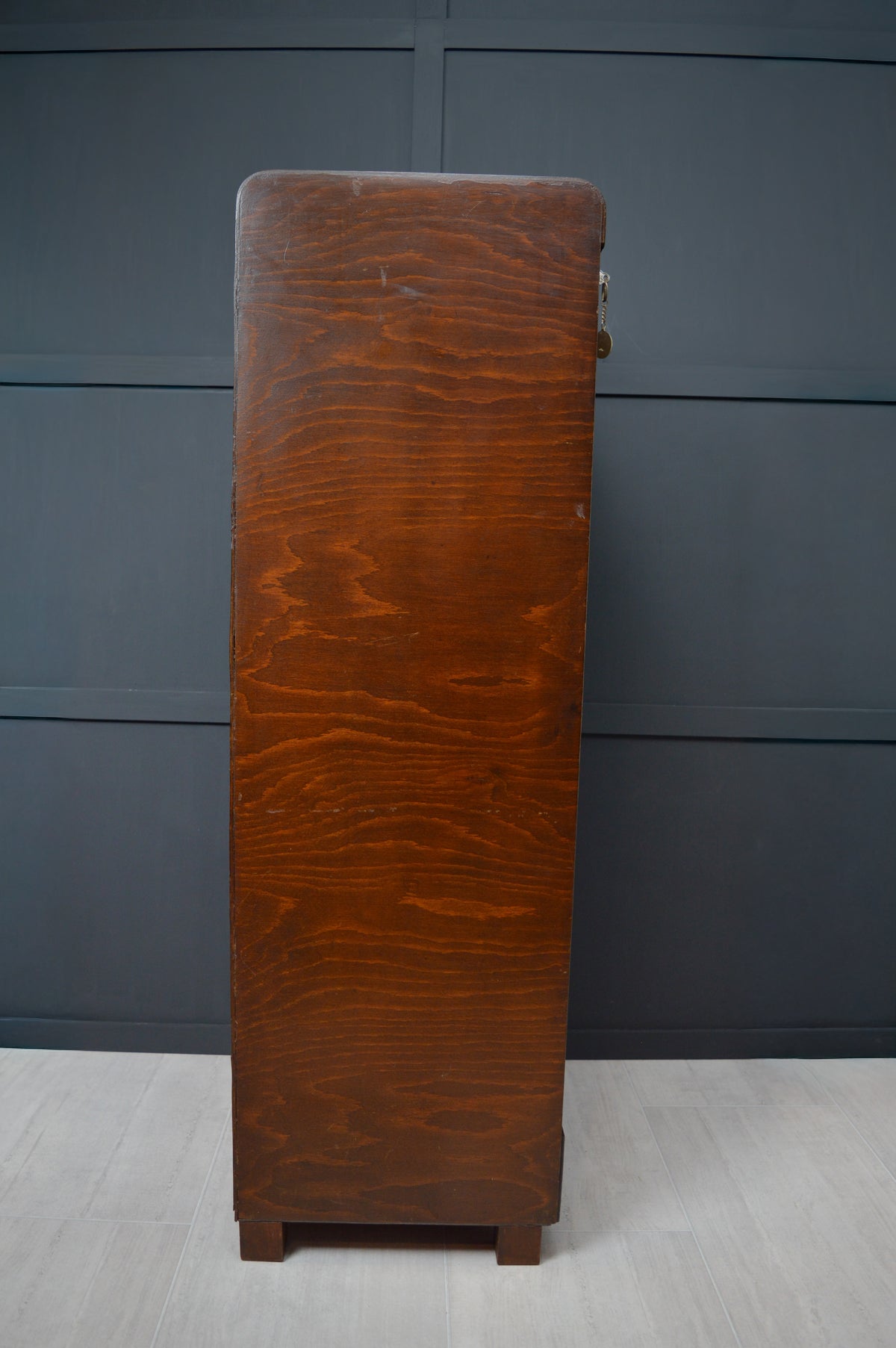 Mahogany Tambour front cabinet