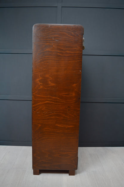 Mahogany Tambour front cabinet