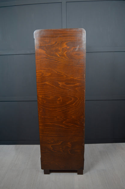 Mahogany Tambour front cabinet