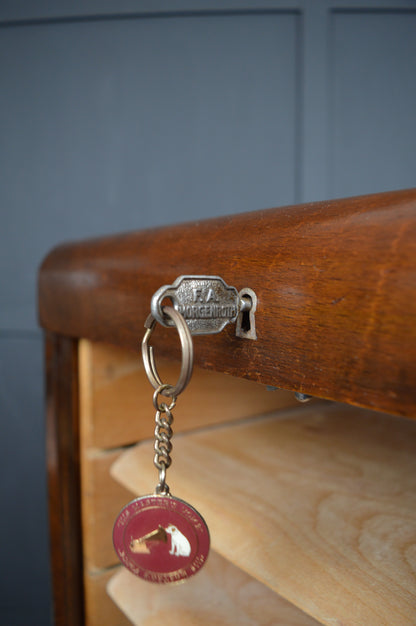 Mahogany Tambour front cabinet