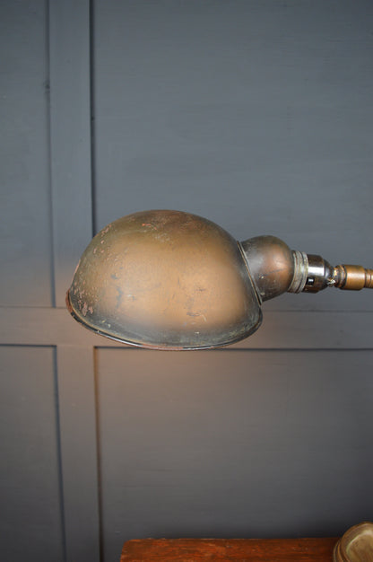 Brass "Supreme" gooseneck lamp
