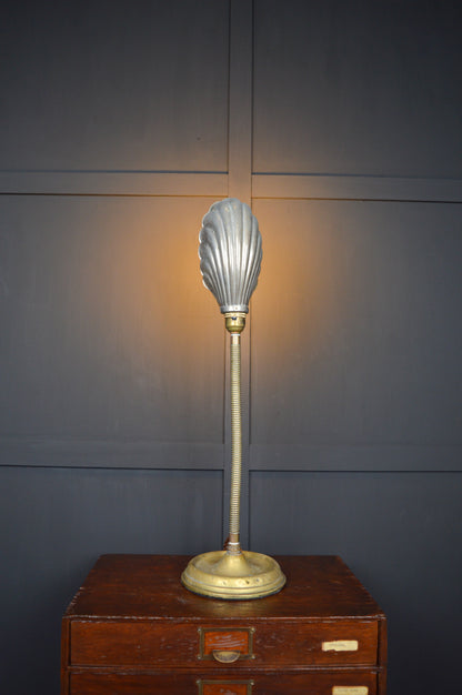 Brass gooseneck lamp